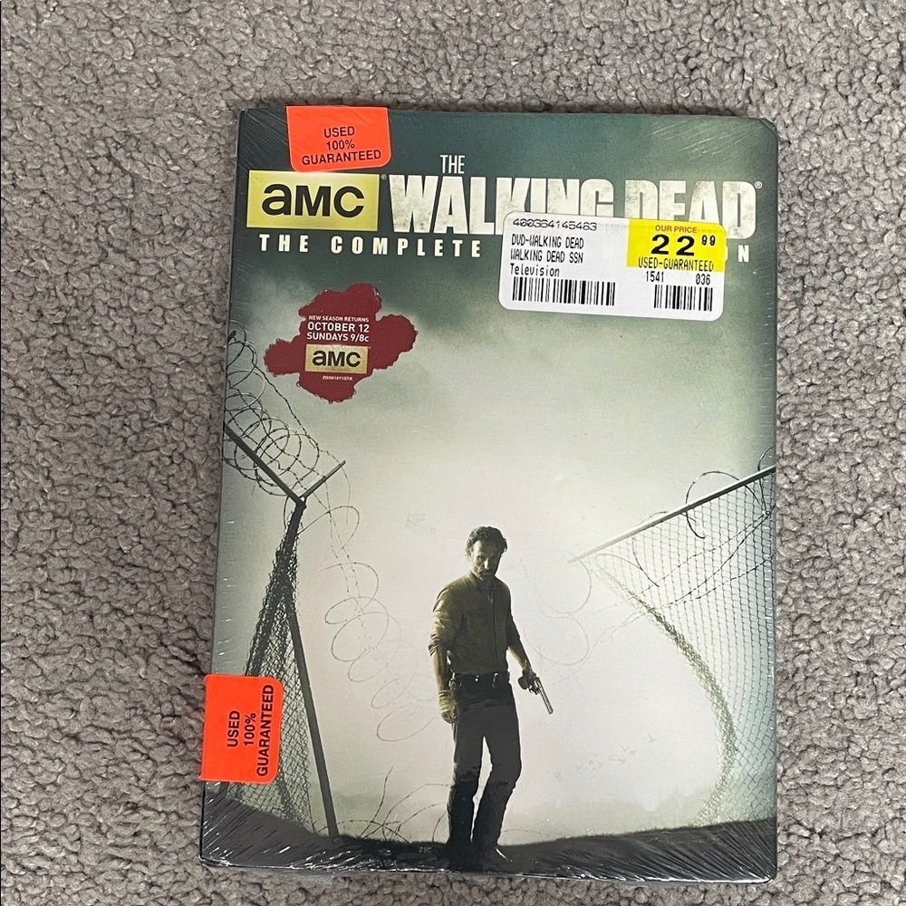 The Walking Dead Complete Fourth Season DVD USED